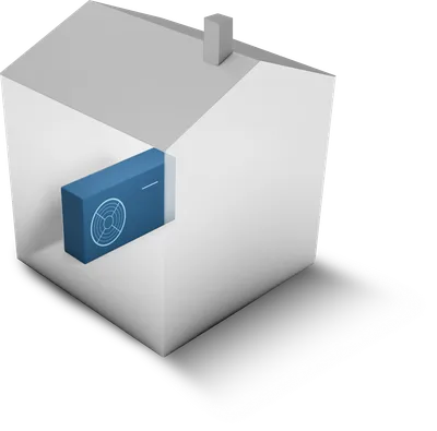 Luft-Wasser innenaufgestellt